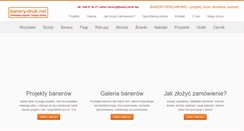 Desktop Screenshot of banery-druk.net